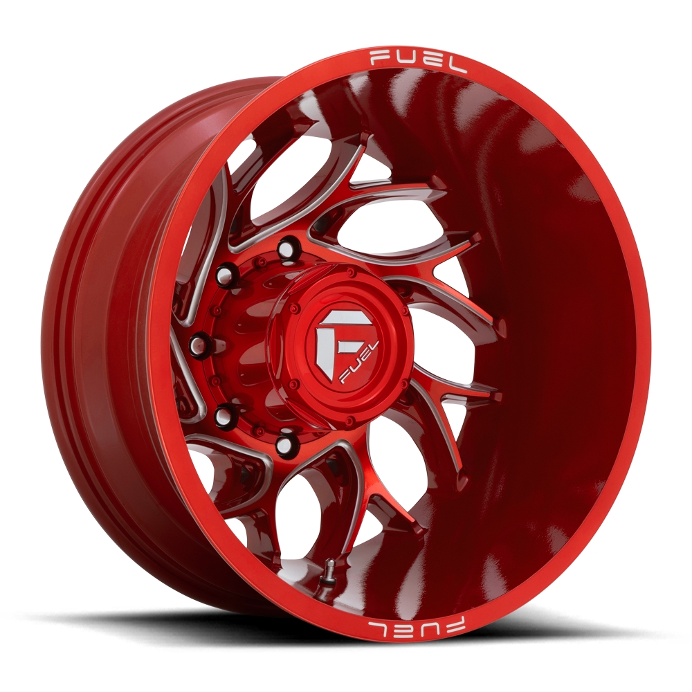 FUEL RUNNER DUALLY REAR D742 Candy Red Milled - 20x8.25 - ET-176