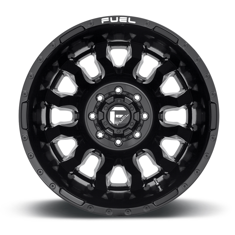 velg FUEL BLITZ DUALLY FRONT D675 Gloss Black