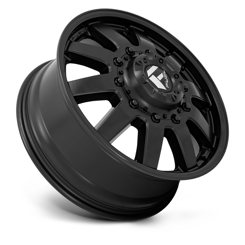 FUEL MAVERICK DUALLY FRONT D436 10 LUG Satin Black