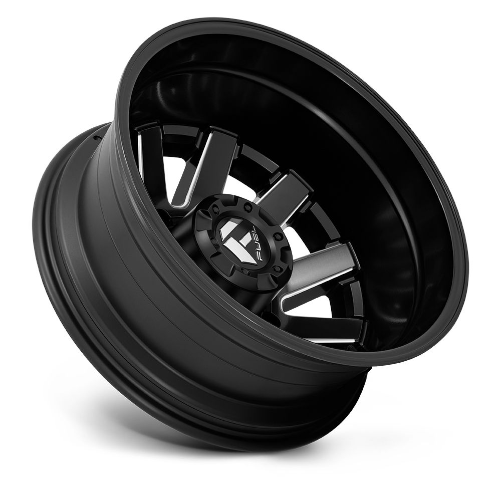 velg FUEL MAVERICK DUALLY REAR D538 10 LUG Black & Milled