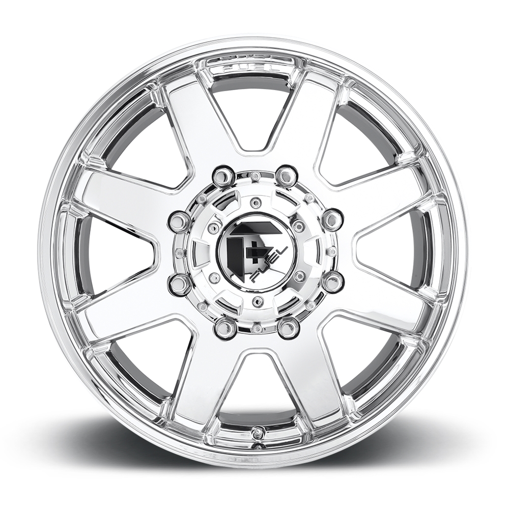 FUEL MAVERICK DUALLY FRONT D536 8 LUG Chrome